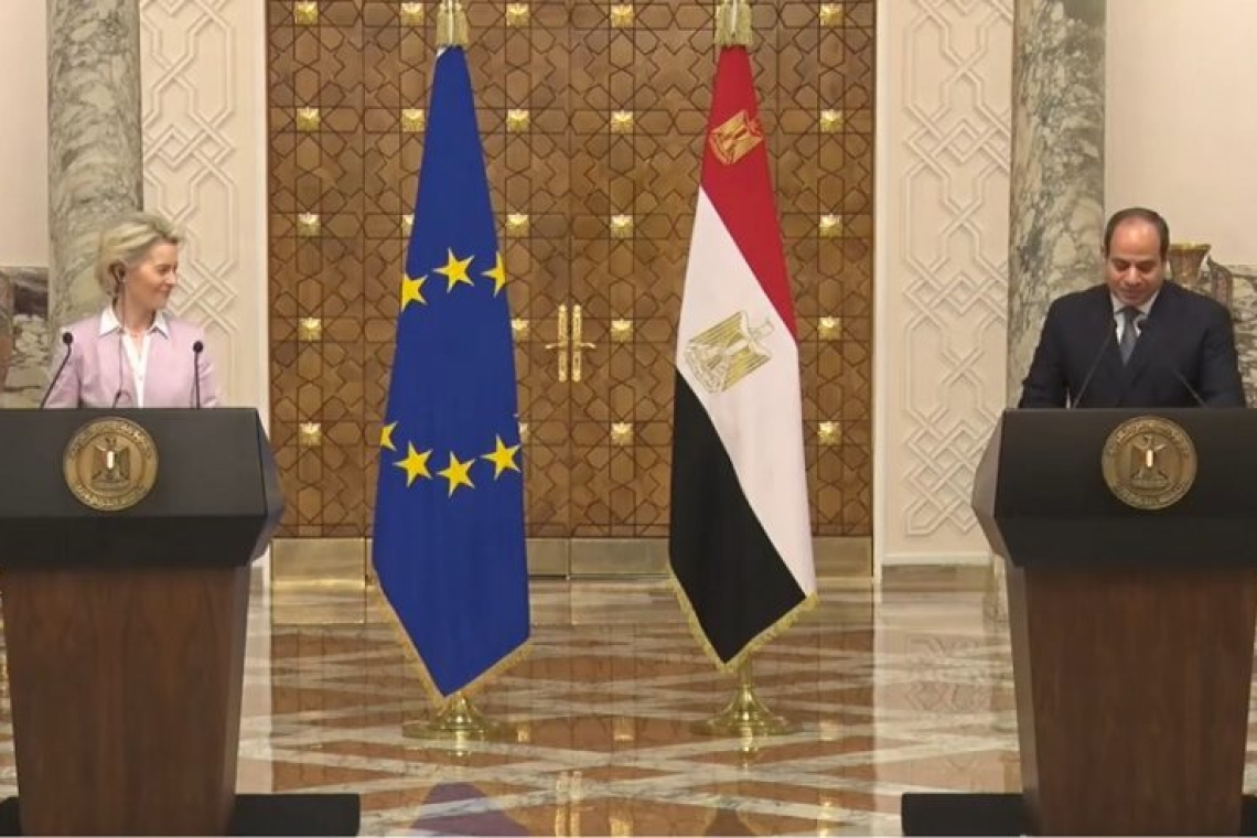 L'UE signe un accord de partenariat de 7,4 milliards d'euros avec l'Égypte