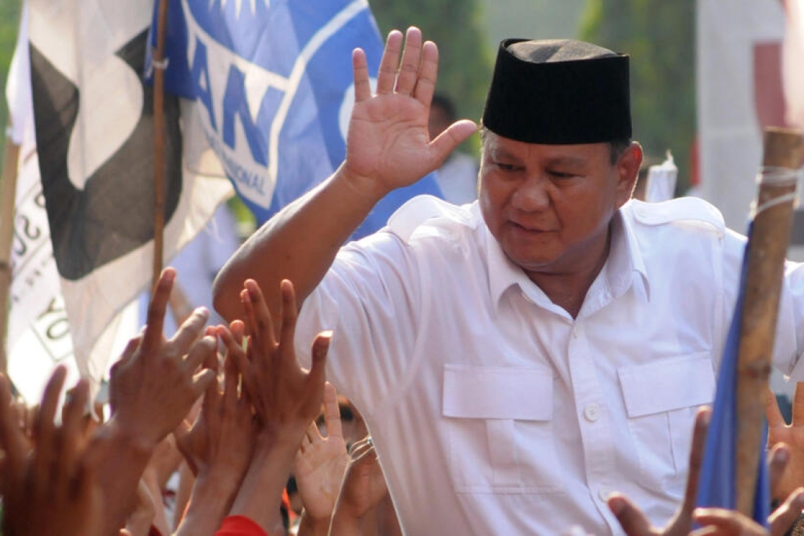 Indonésie : Prabowo Subianto remporte le scrutin présidentiel dès le 1er tour