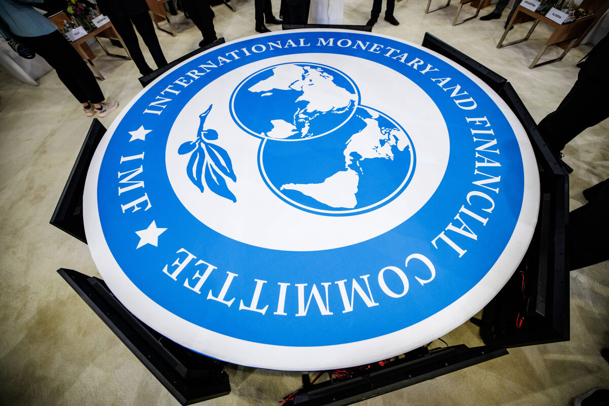 Finance Ministers and Central Bank officials gather for the IMFC plenary session during the 2025 International Monetary Fund and World Bank Spring Meetings on April 25, 2025 in Washington, D.C. (Photo by Samuel Corum/Sipa USA)/60980726/SC/2504251716