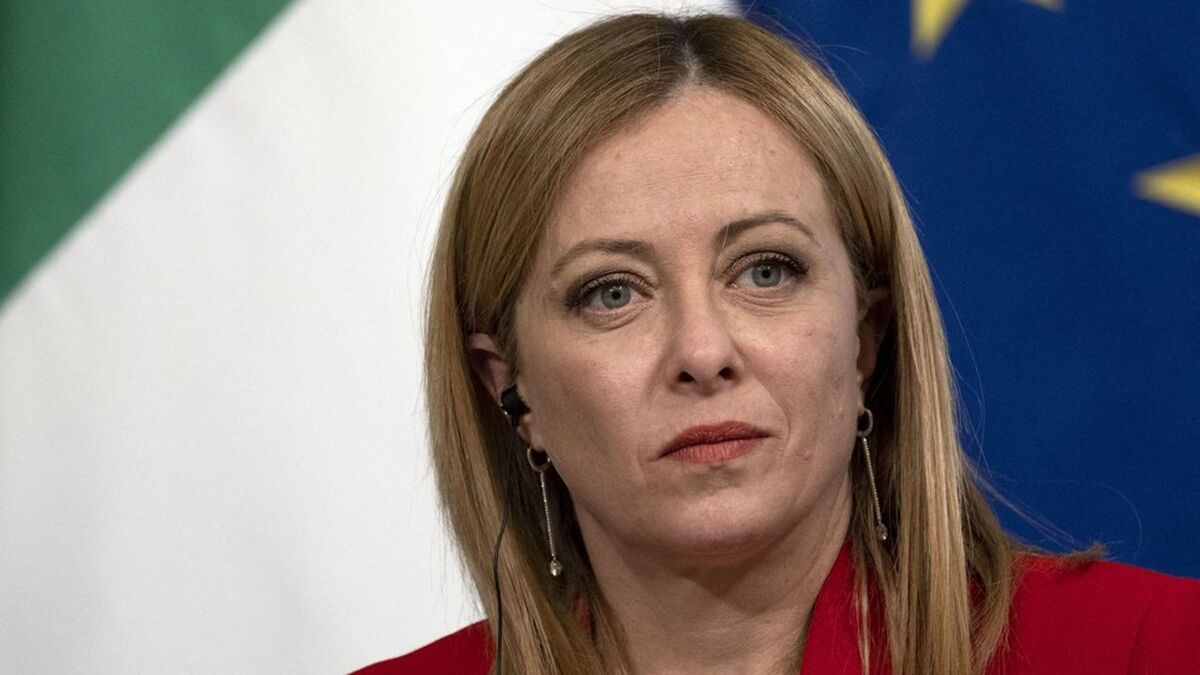 Il presidente del consiglio Giorgia Meloni e il primo ministro della repubblica federale e democratica dell’Etiopia, Abiy Ahmed Ali, durante le dichiarazioni dopo l’incontro all’interno di palazzo Chigi. Roma 6 febbraio 2022 ANSA/MASSIMO PERCOSSI  | BRANSA20230206_091 Roma
