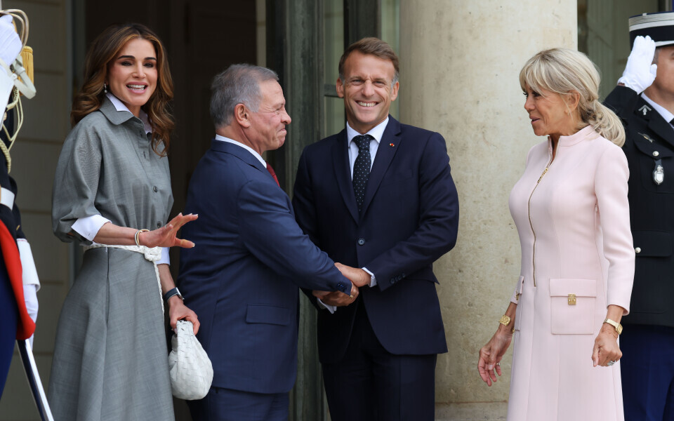 King Abdullah II of Jordan and Queen Rania were received by the President of the Republic Emmanuel Macron and Mrs Brigitte Macron. Paris, FRANCE-15/09/2026.//MEIGNEUX_meigneux.003/Credit:Romuald Meigneux/SIPA/2609171441