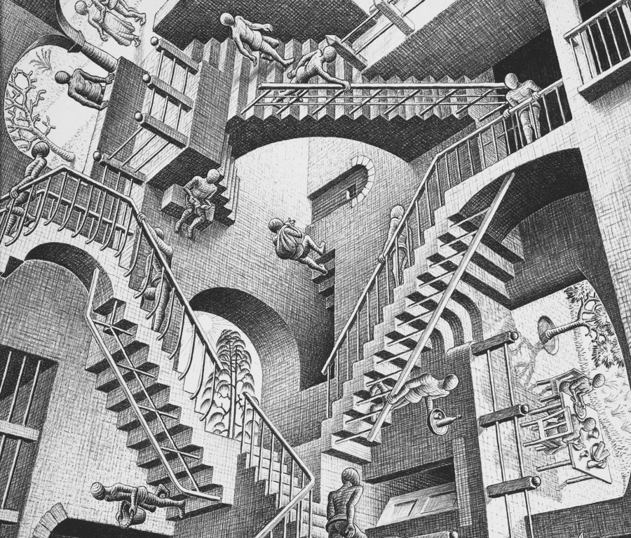 M.C. Escher au Grand Palais : Quand l’Architecture de l’Impossible Défie le Réel