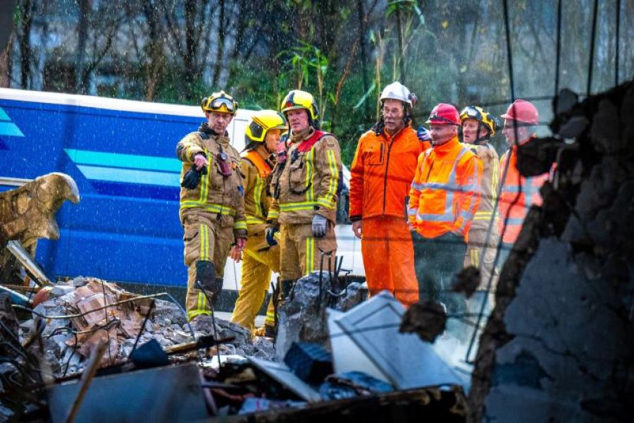 Effondrement d'un immeuble à La Haye : le bilan grimpe à cinq morts, les recherches continuent