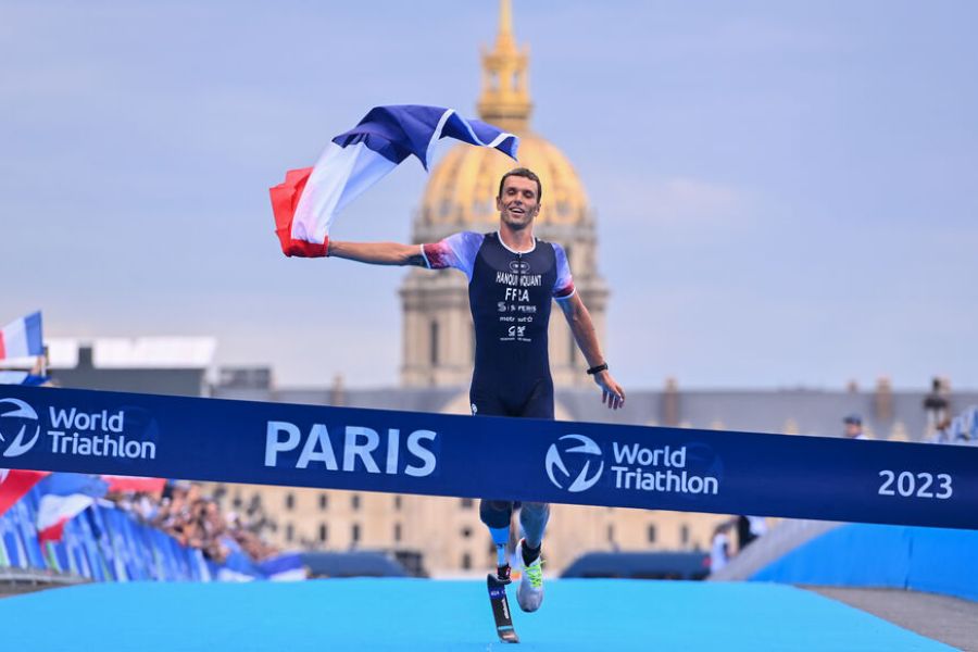 JO de Paris 2024 : Alexis Hanquinquant se remémore son titre olympique en paratriathlon