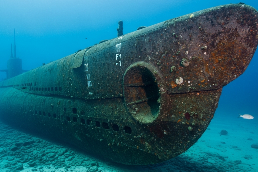 Océan Pacifique – images inédites d'un sous-marin américain datant de 1917