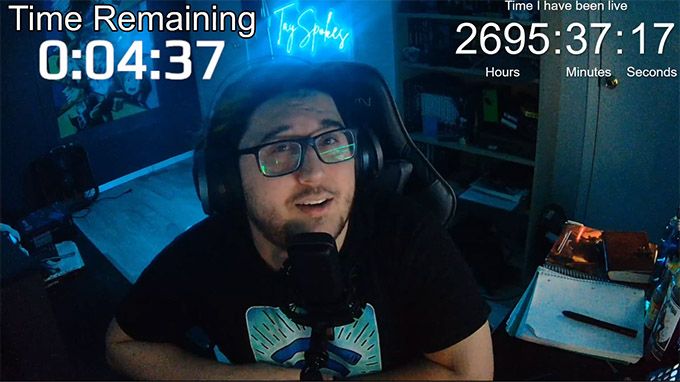 OMONDO BUZZ - Un influenceur bat le record du monde du plus long live streaming sur Twitch