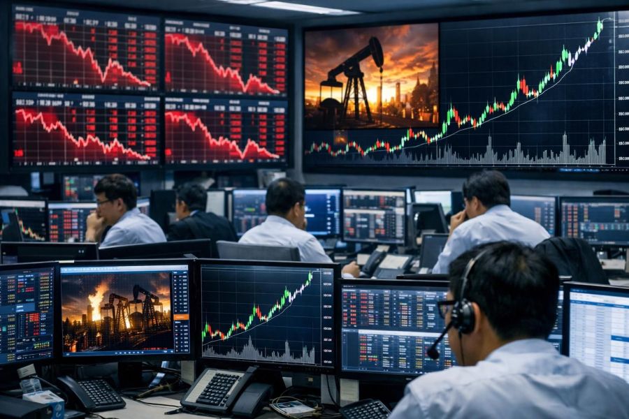 Marchés Boursiers – Le pétrole franchit des seuils historiques sous la tension du Golfe