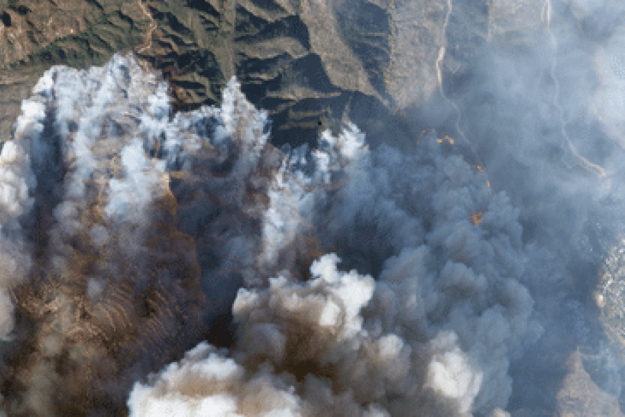 Incendies à Los Angeles : les images satellitaires saisissantes de la catastrophe