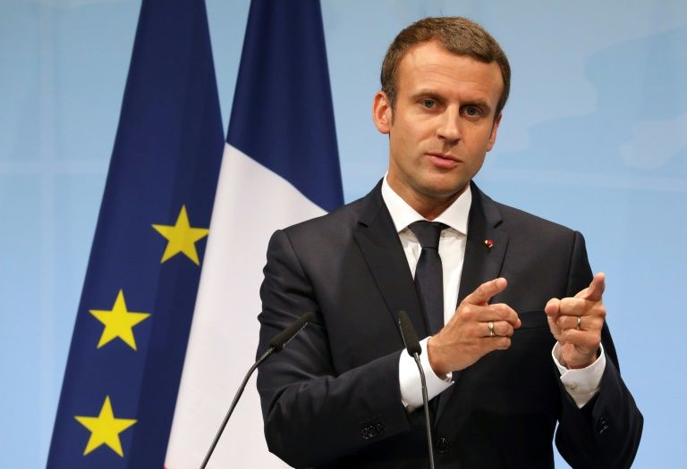 Macron accueilli à hambourg pour des entretiens bilatéraux