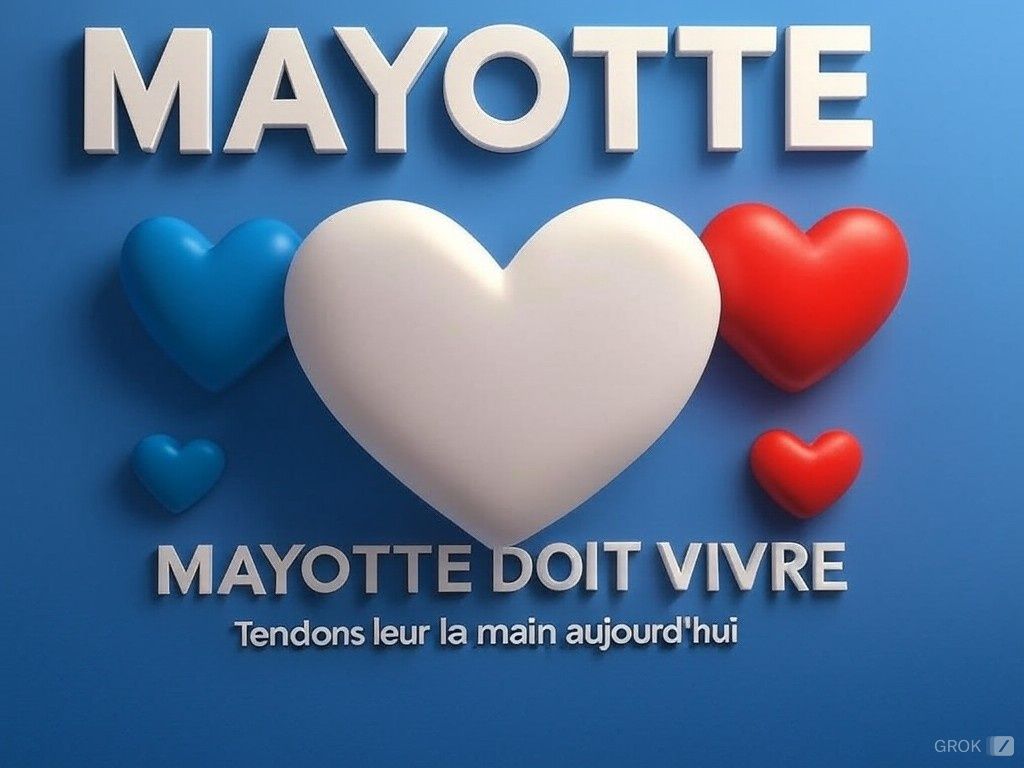 MAYOTTE DOIT VIVRE  : UNE INITIATIVE URGENTE de la Société Civile  à  Soutenir pour aider Mayotte.