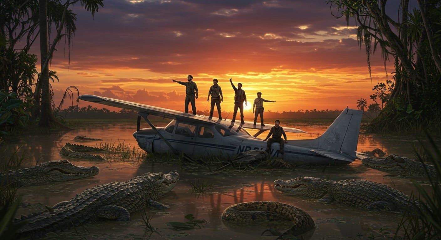 Bolivie : cinq survivants encerclés par des caïmans après un crash, récit d’une survie extrême dans la jungle amazonienne