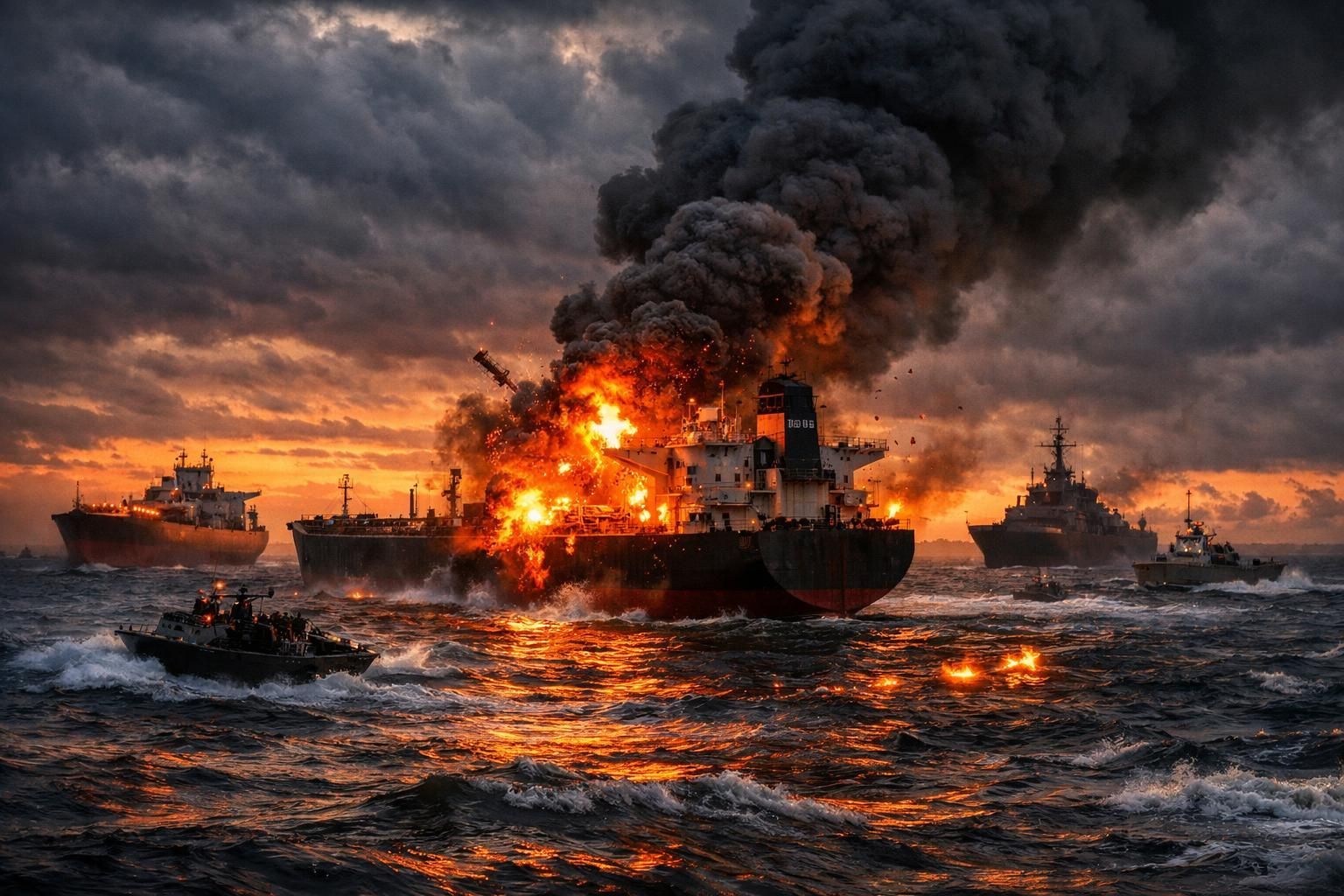 : Pétroliers en flammes dans le Détroit d’Ormuz : Le cœur de l'économie mondiale s'arrête