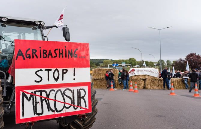 OMONDO AGRICULTURE Accord UE-Mercosur : La fronde des agriculteurs européens s'intensifie