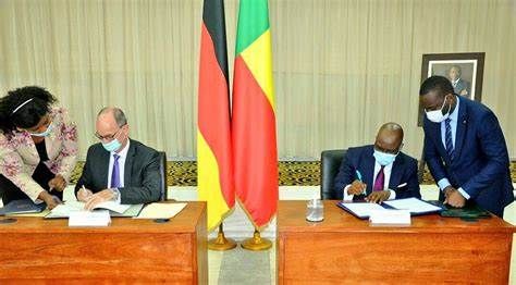 Le bénin et l’Allemagne signent des conventions de 41 milliards FCFA pour deux projets de développement