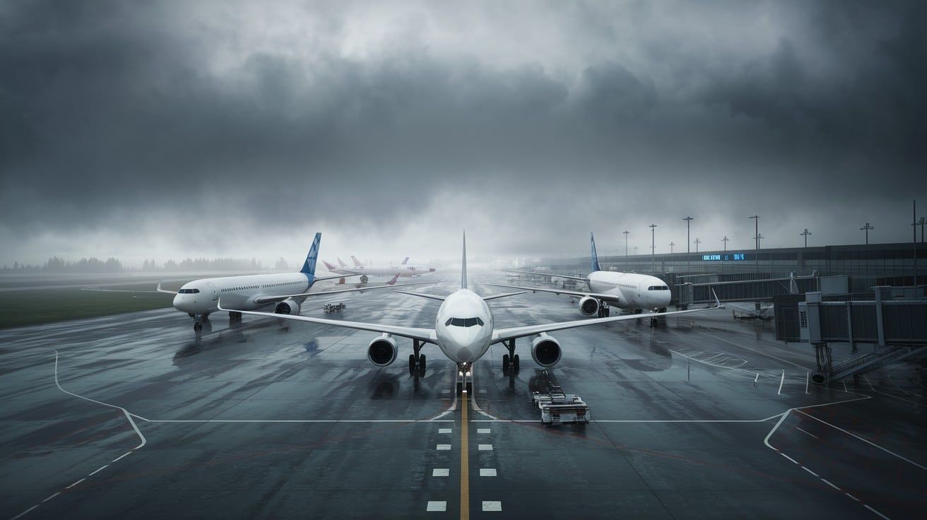 Royaume-Uni : Le brouillard paralyse les grands aéroports, des milliers de voyageurs affectés