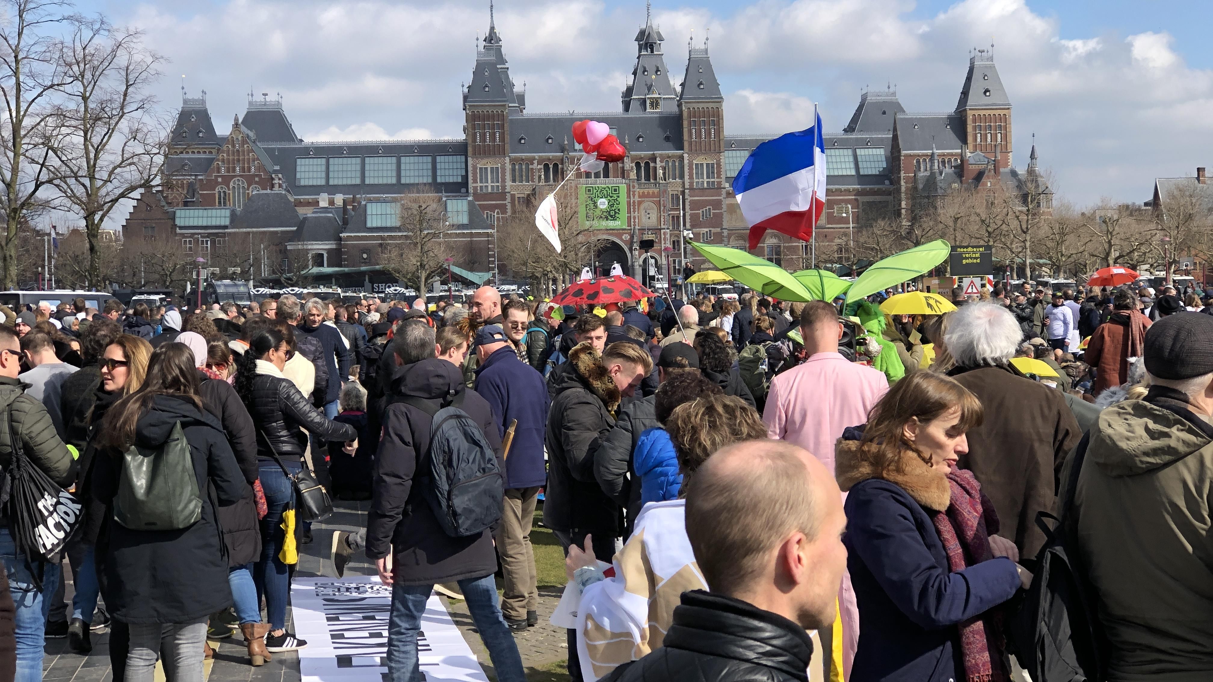 Manifestation en faveur de la justice climatique à Amsterdam