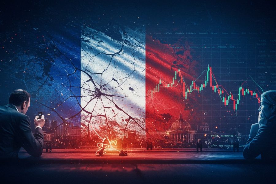 Chute du CAC40 – Instabilité politique et inquiétudes sur la dette française secouent les marchés