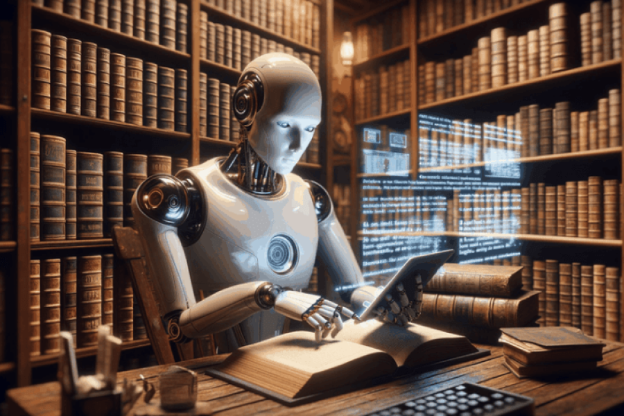 L’INTELLIGENCE ARTIFICIELLE DANS L’ÉDITION — QUAND L’ALGORITHME DEVIENT NÈGRE LITTÉRAIRE