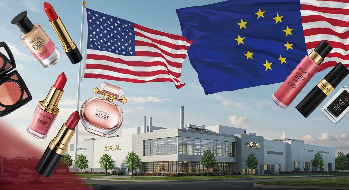 L’Oréal face aux droits de douane américains à 15% – Enjeux cruciaux pour l’industrie cosmétique française de luxe