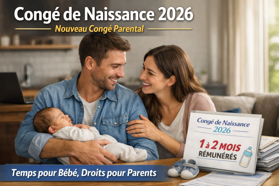 CONGÉ SUPPLÉMENTAIRE DE NAISSANCE 2026 : LE NOUVEAU MODÈLE EUROPÉEN D'INDEMNISATION PARENTALE