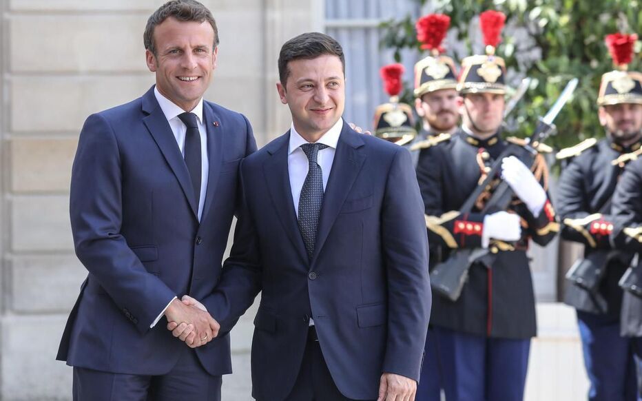 France: Le président Emmanuel Macron réaffirme son soutien à l'Ukraine