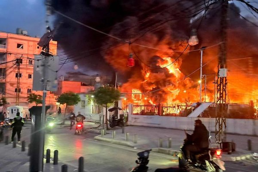 explosions au Proche-Orient