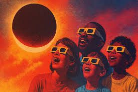 Éclipse solaire partielle : les images spectaculaires d’un phénomène rare