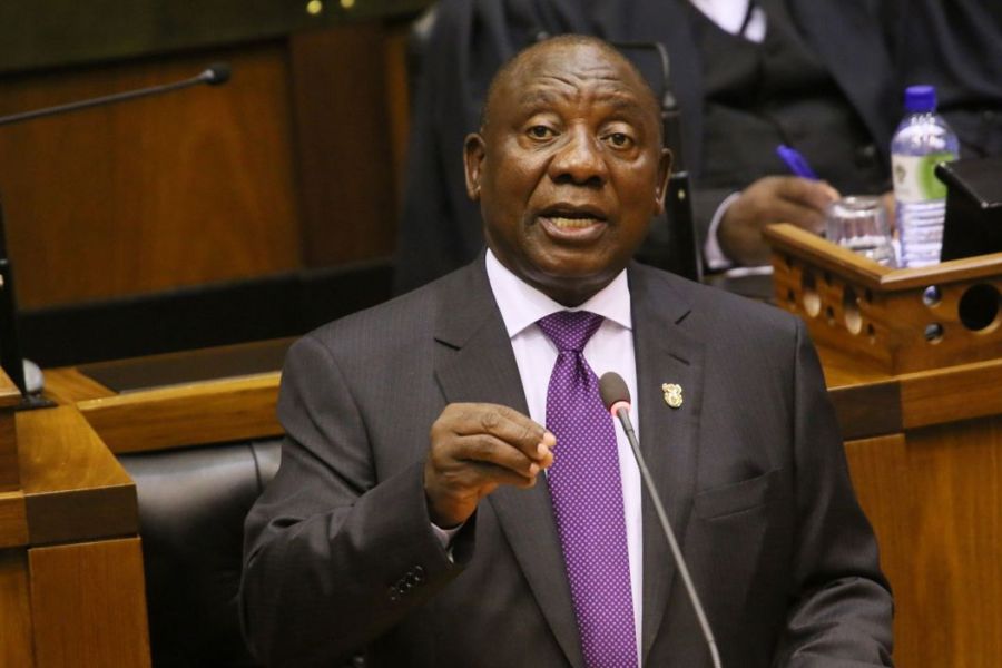 chef de l'état sud-africain Cyril Ramaphosa