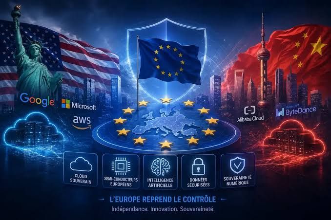 Modèles d'intelligence artificielle souverains : L'Europe face aux standards américains et asiatiques