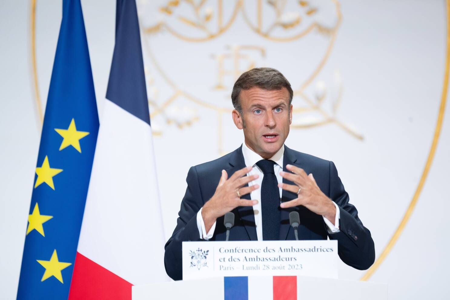 Emmanuel Macron met en garde les Européens contre une «vassalisation» vis-à-vis des États-Unis