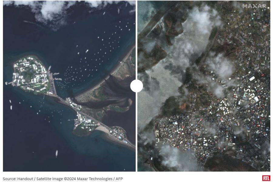 Cyclone Chido à Mayotte : Les images satellitaires révèlent l'ampleur dévastatrice des dégâts