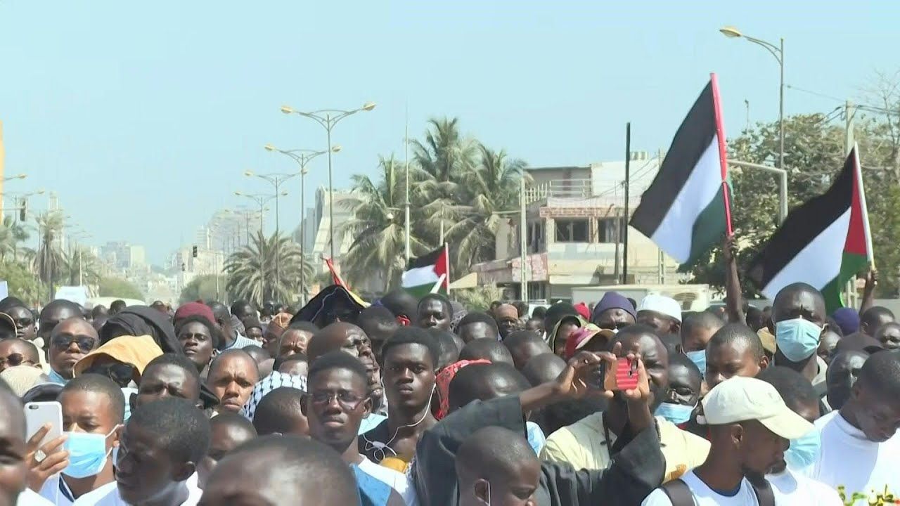 Sénégal : Une manifestation à Dakar en soutien à la Palestine