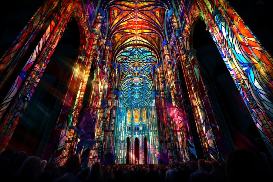 Exposition « Luminiscence » à Saint-Eustache : Quand le numérique ressuscite le patrimoine parisien