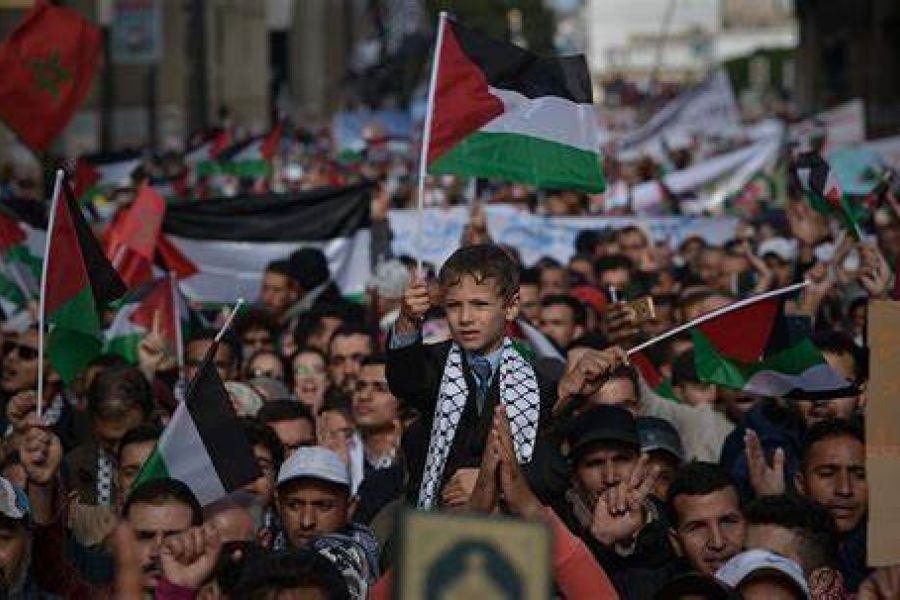 Défilé en soutien à la Palestine à Islamabad, au Pakistan