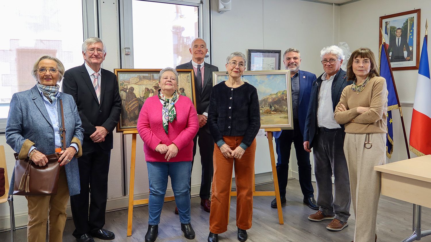 Restitution de deux tableaux spoliés sous l'Occupation