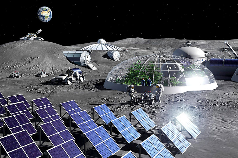 course aux ressources lunaires