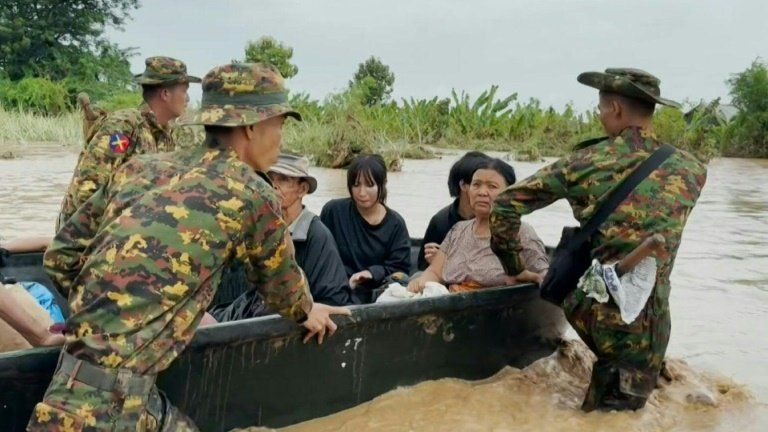 OMONDO INTERNATIONAL - La junte birmane demande de l'aide étrangère face aux inondations meurtrières