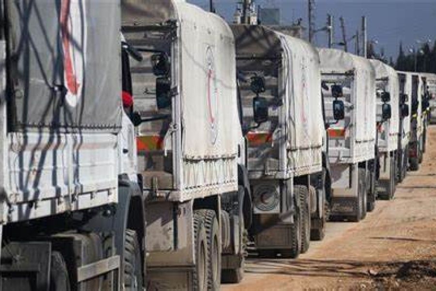 Des camions d'aide humanitaire arrivent à Gaza en provenance d'Israël