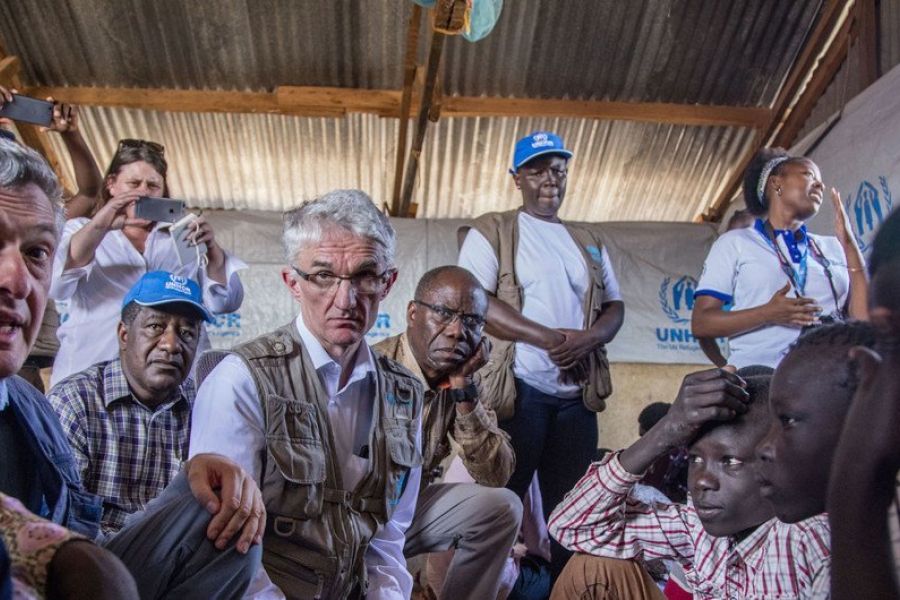 Soudan: Le chef du HCR Filippo Grandi rend visite aux déplacés