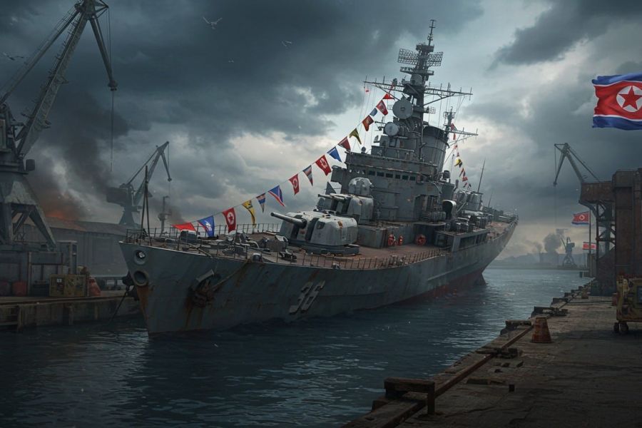 Pyongyang : enquête ouverte après l’accident d’un navire de guerre nord-coréen