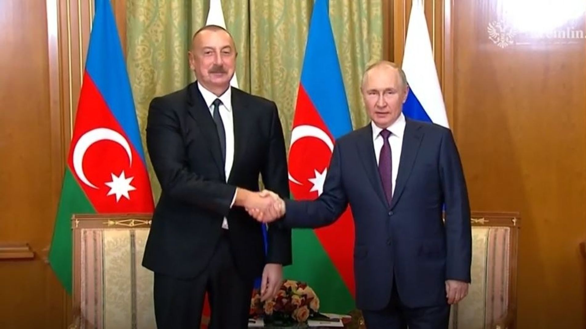 Vladimir Poutine en Visite d'État en Azerbaïdjan